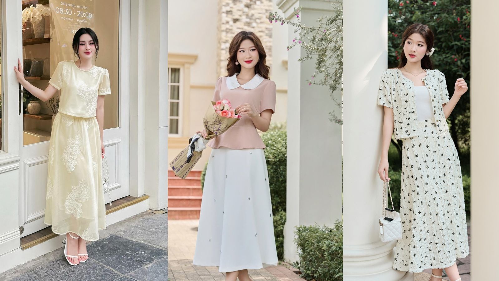 15+ Cách Phối Đồ Với Chân Váy Hoa Xòe Sành Điệu Hack Dáng 9 Cách phối đồ với chân váy hoa xòe dáng dài