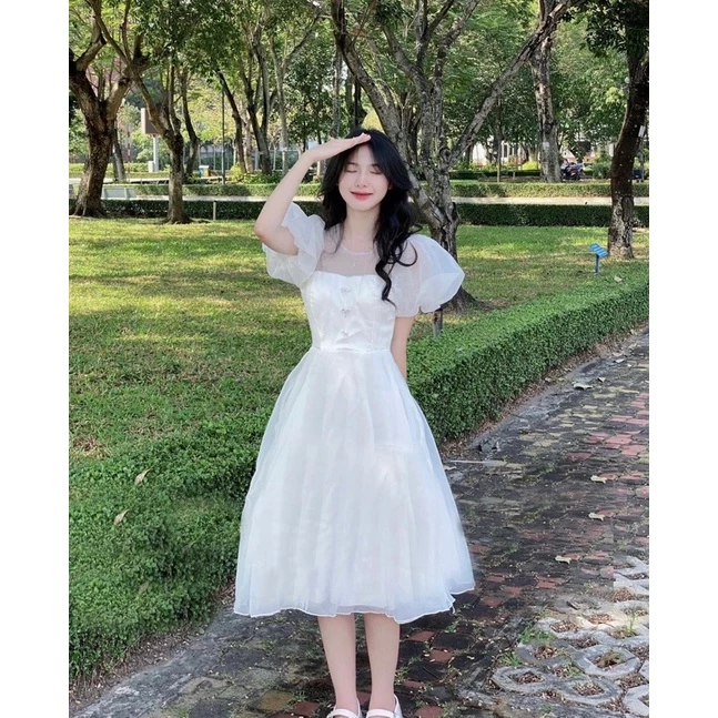 Đầm Công Chúa Tiểu Thư 2 Lớp Cao Cấp, Chất Lượng Hàng Đầu 18 phối đồ với đầm công chúa tiểu thư