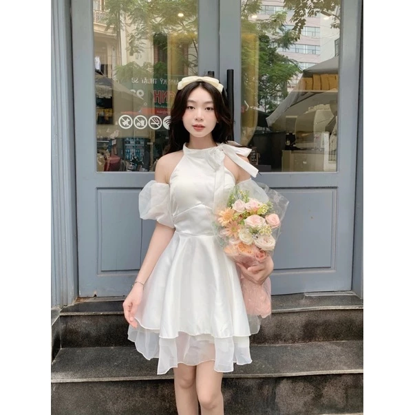 Đầm Tafta Dự Tiệc Thiết Kế Sang Trọng Cao Cấp Cho Nữ 18 đầm tafta