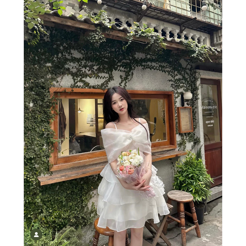 Đầm Công Chúa Trễ Vai Voan Lưới 3 Lớp Cao Cấp, Tinh Khôi 5 Đầm Công Chúa Trễ Vai Voan Lưới 3 Lớp Cao Cấp, Tinh Khôi - Ảnh 5