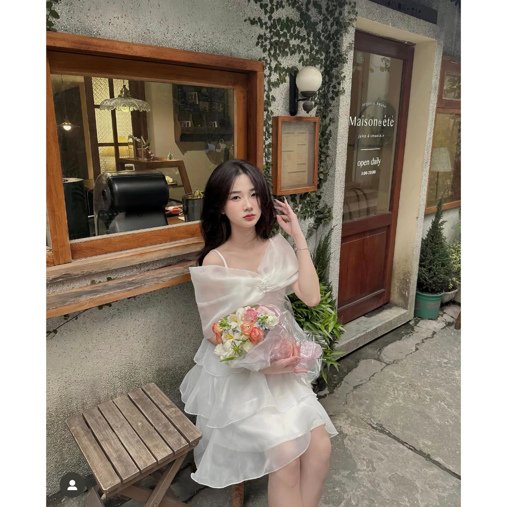 Đầm Công Chúa Trễ Vai Voan Lưới 3 Lớp Cao Cấp, Tinh Khôi 8 Đầm Công Chúa Trễ Vai Voan Lưới 3 Lớp Cao Cấp, Tinh Khôi - Ảnh 8