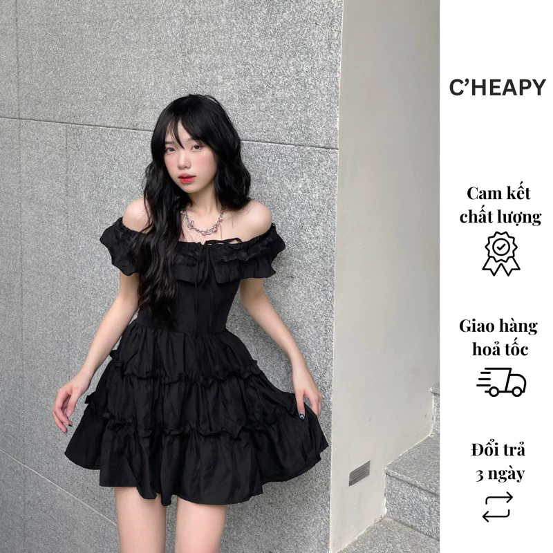 Đầm Babydoll Dài Cheapy Store 2 Lớp Voan Tơ Giá Tốt 12 đầm babydoll dài