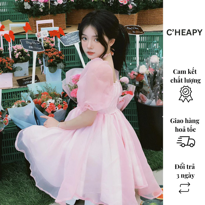 Đầm Công Chúa Dự Tiệc Cheapy 2 Lớp Cao Cấp, Chính Hãng 12 đầm công chúa dự tiệc lộng lẫy