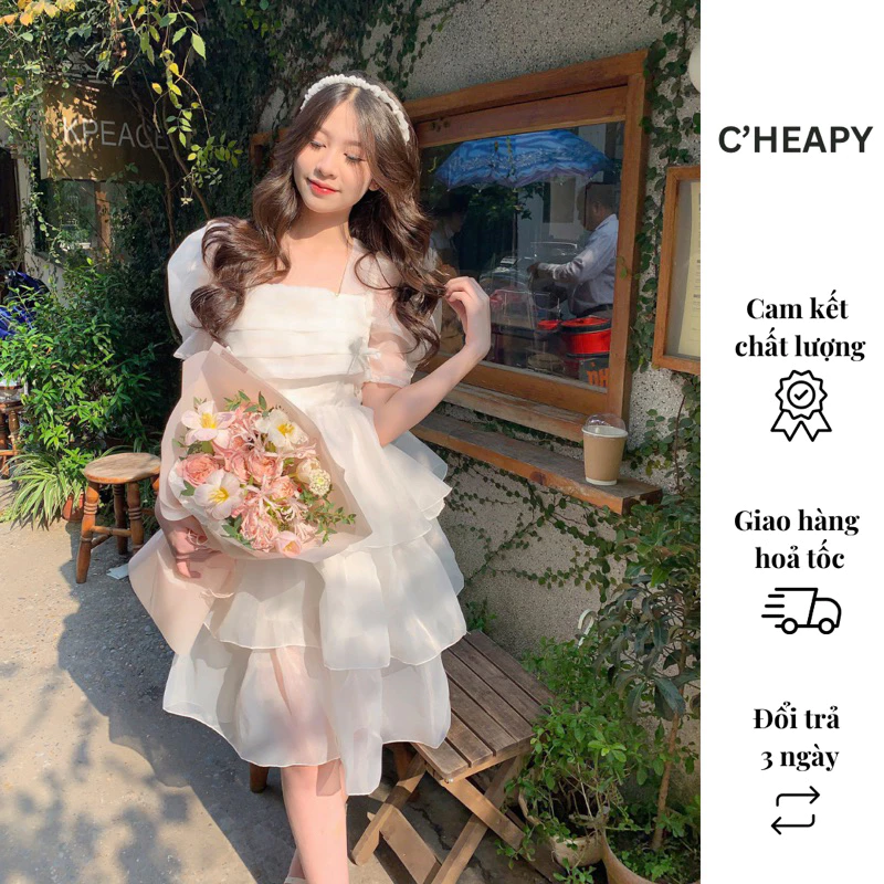 Đầm dạ hội công chúa lộng lẫy