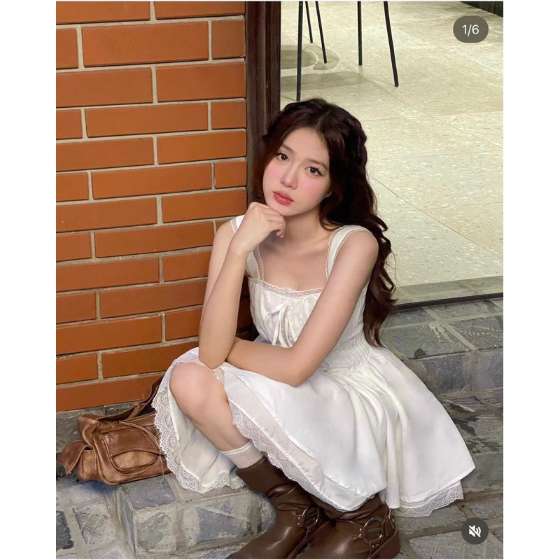 Đầm Hai Dây Lụa La Rose Cao Cấp, 3 Màu Thời Thượng 3 Đầm Hai Dây Lụa La Rose Cao Cấp, 3 Màu Thời Thượng - Ảnh 3