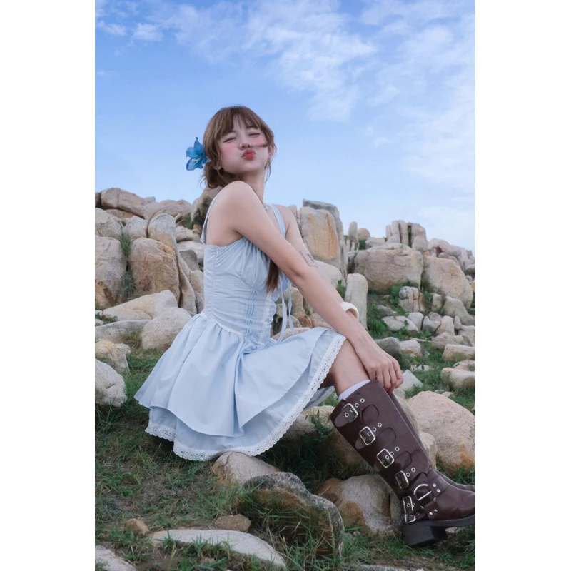 Set Đầm Xanh Rio Vải Tuytsi Cao Cấp, Thanh Lịch Cho Nữ 13 Chất liệu cao cấp của set đầm xanh