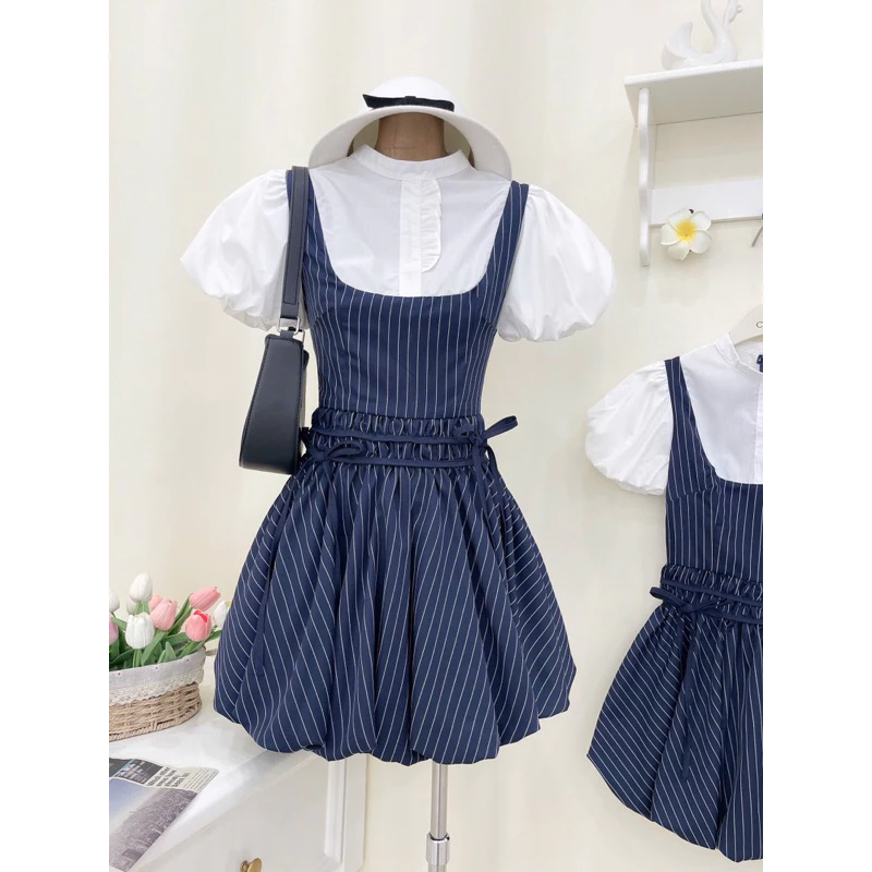 Mẫu Đầm Xòe Dáng Dài Cao Cấp, Giá Ưu Đãi Hè 25 Đầm xòe dáng dài màu trắng