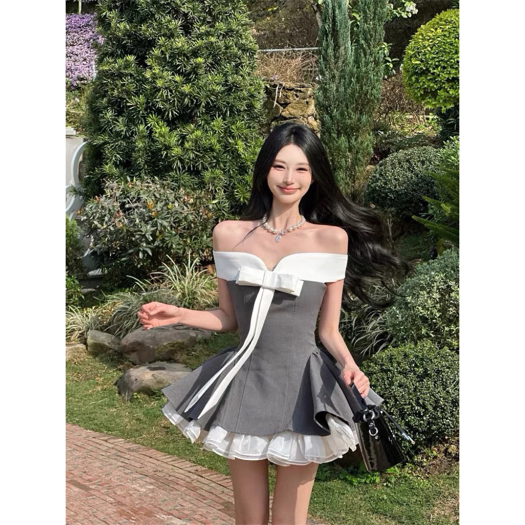 Mẫu Đầm Trễ Vai Dự Tiệc Sang Trọng Cao Cấp 25 đầm trễ vai dự tiệc