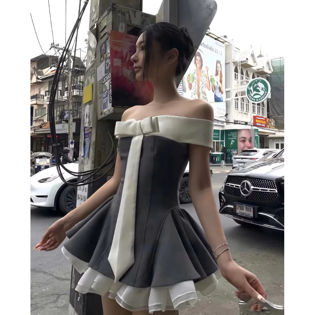 Mẫu Đầm Trễ Vai Dự Tiệc Sang Trọng Cao Cấp 7 Mẫu Đầm Trễ Vai Dự Tiệc Sang Trọng Cao Cấp - Ảnh 7