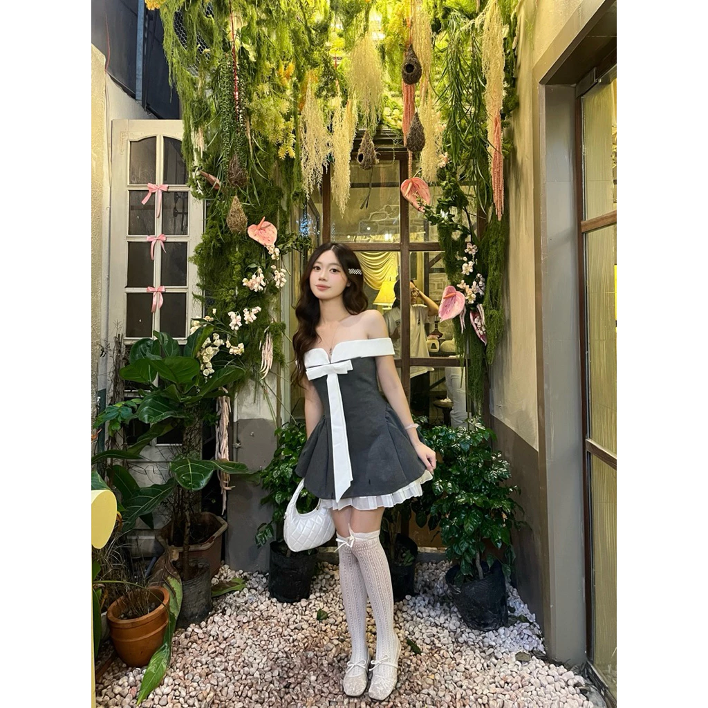 Mẫu Đầm Trễ Vai Dự Tiệc Sang Trọng Cao Cấp 22 đầm trễ vai dự tiệc sang trọng