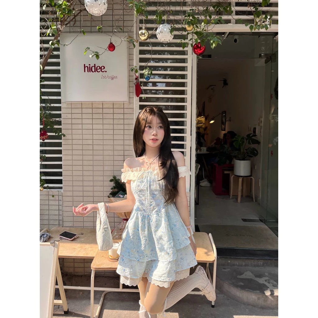 Đầm Trễ Vai Tay Phồng Cúp Ngực 2 Lớp Cao Cấp, Giá Tốt 22 đầm trễ vai dự tiệc sang trọng