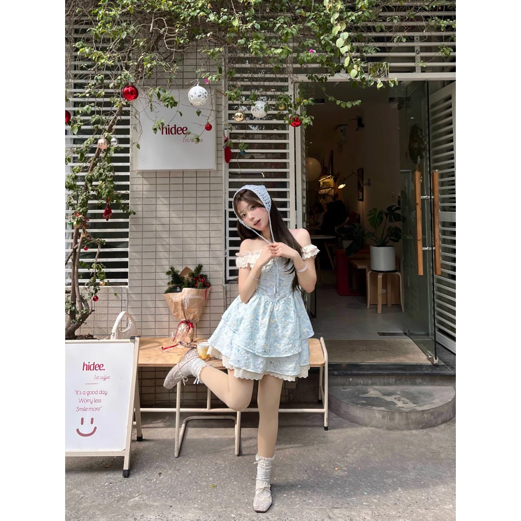 Đầm Trễ Vai Tay Phồng Cúp Ngực 2 Lớp Cao Cấp, Giá Tốt 23 áo đầm trễ vai cao cấp