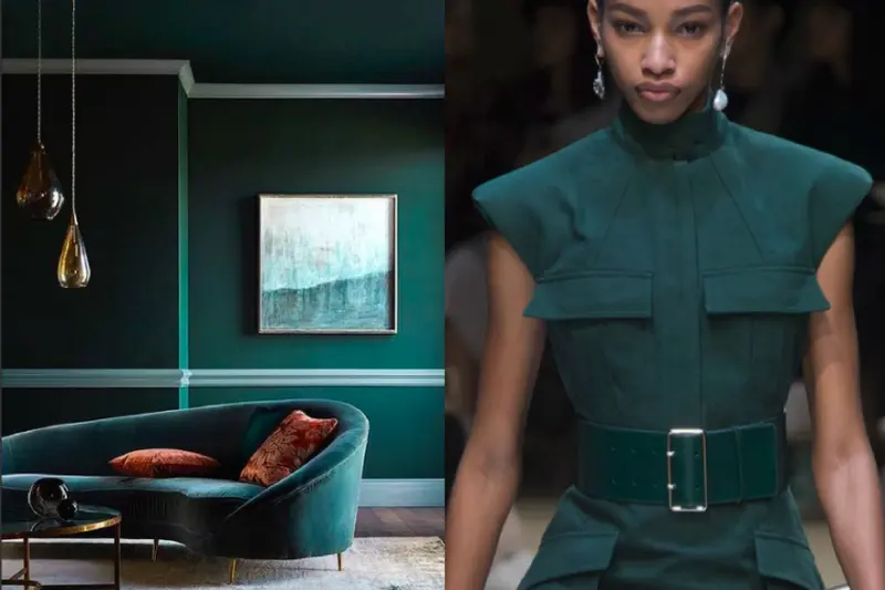 Nguyên tắc phối màu với xanh cổ vịt