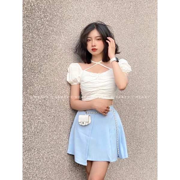 Áo Croptop Xoni Cao Cấp, 3 Kiểu Phối Đồ Sành Điệu 7 Áo Croptop Xoni Cao Cấp, 3 Kiểu Phối Đồ Sành Điệu - Ảnh 7