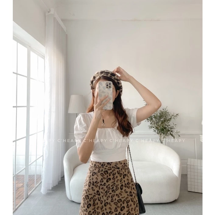 Áo Cổ Vuông Tay Phồng Cheapy Store Cao Cấp, Giá Ưu Đãi 20% 4 Áo Cổ Vuông Tay Phồng Cheapy Store Cao Cấp, Giá Ưu Đãi 20% - Ảnh 4