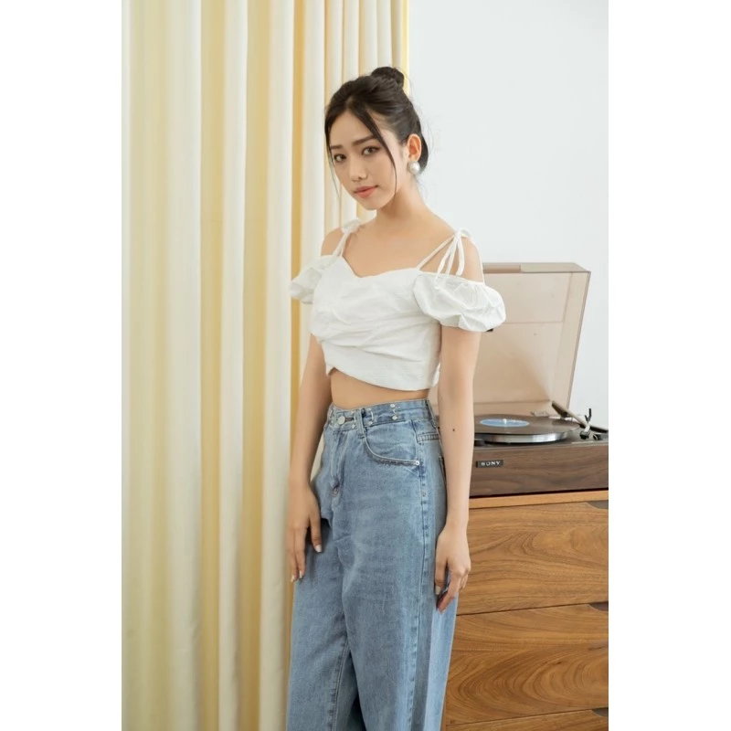 Áo Croptop Xoni Cao Cấp, 3 Kiểu Phối Đồ Sành Điệu 5 Áo Croptop Xoni Cao Cấp, 3 Kiểu Phối Đồ Sành Điệu - Ảnh 5