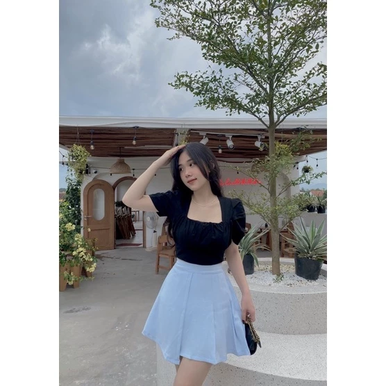 Áo Cổ Vuông Tay Phồng Cheapy Store Cao Cấp, Giá Ưu Đãi 20% 6 Áo Cổ Vuông Tay Phồng Cheapy Store Cao Cấp, Giá Ưu Đãi 20% - Ảnh 6