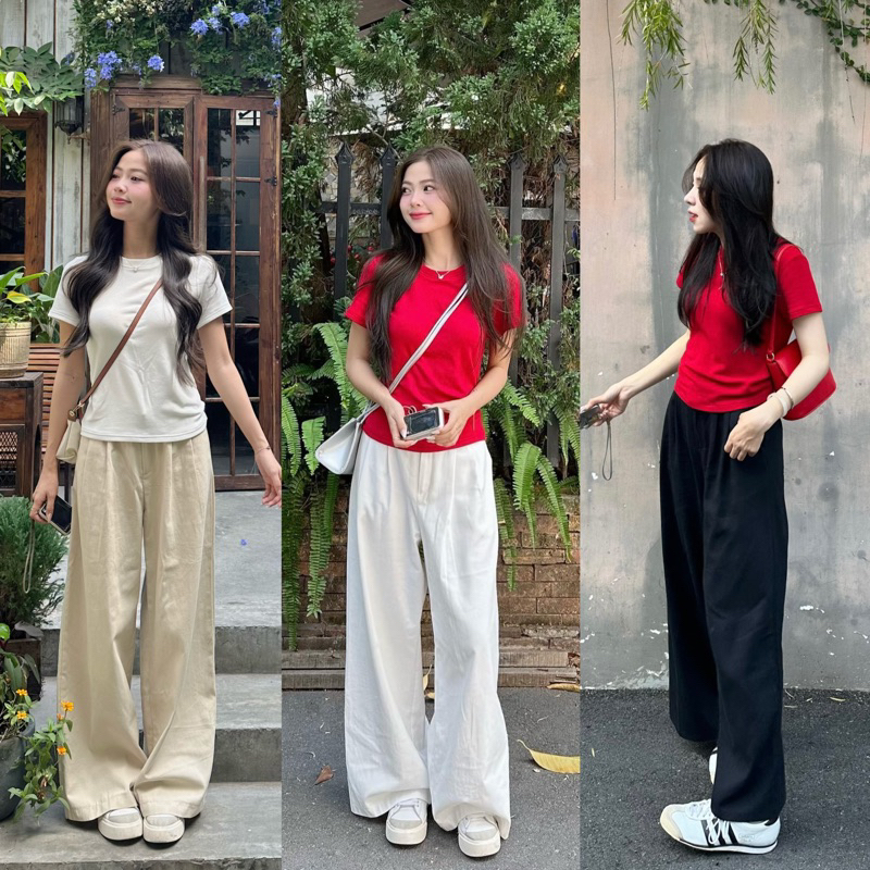 Phối đồ với quần kaki nữ công sở