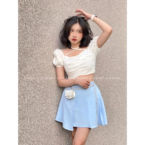 Áo Croptop Xoni Cao Cấp, 3 Kiểu Phối Đồ Sành Điệu