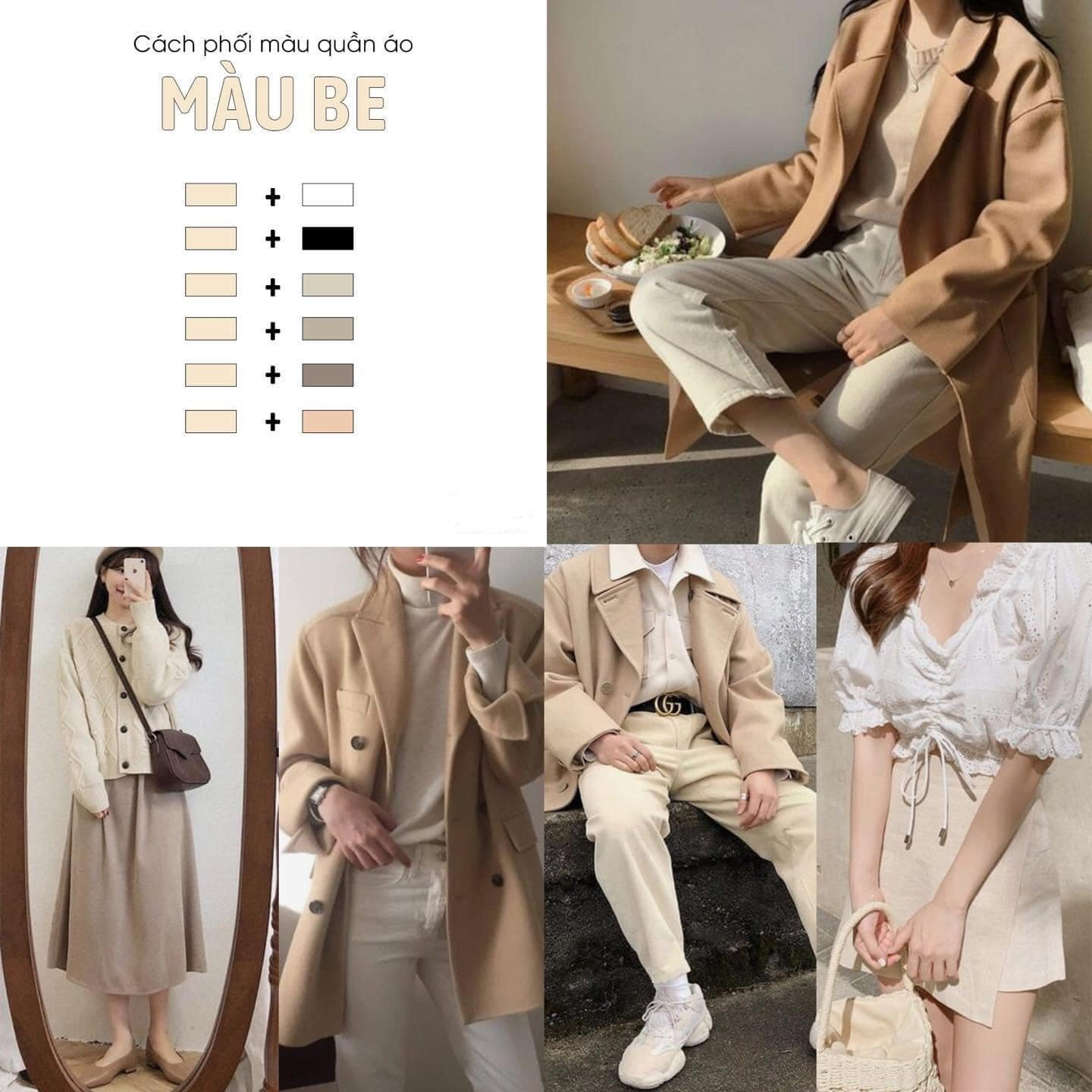 Bảng Màu Phối Đồ Nữ 12+ Cách Mix Đồ Tôn Da Chuẩn Mốt 9 Bảng màu phối đồ cho da ngăm