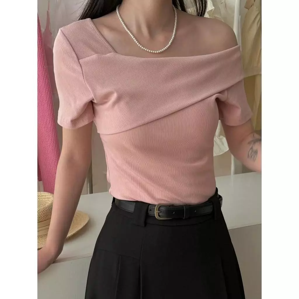 Áo Cổ Vuông Tay Ngắn Cotton 4 Chiều Cao Cấp, Bền Đẹp 5 Áo Cổ Vuông Tay Ngắn Cotton 4 Chiều Cao Cấp, Bền Đẹp - Ảnh 5