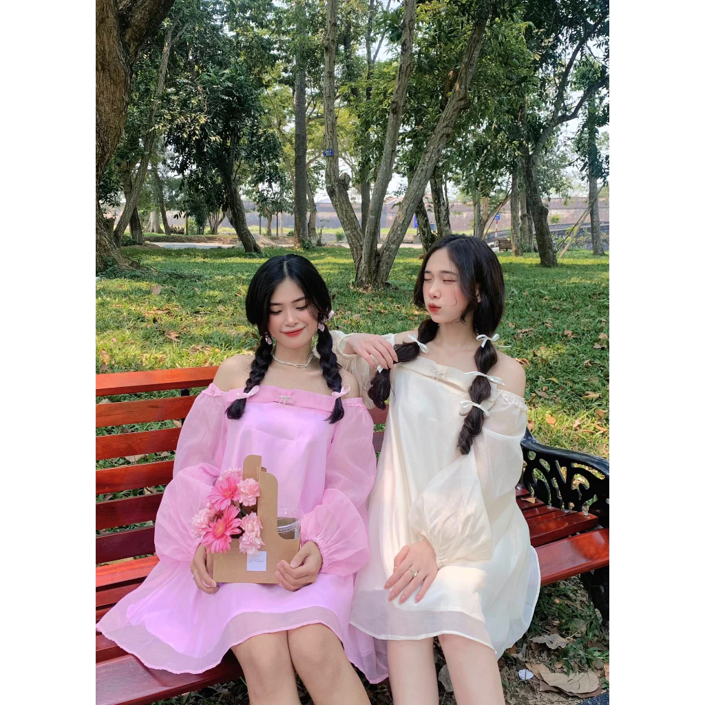 Đầm Babydoll Vanesa Vải Tơ Organza Cao Cấp, Giá Tốt